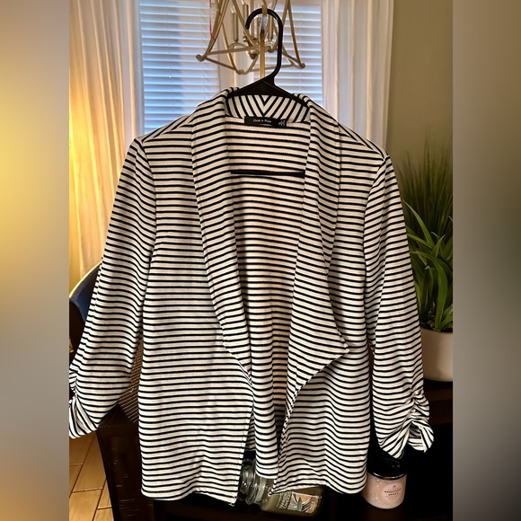 NWOT Doe & Rae Striped Blazer - Picture 1 of 4